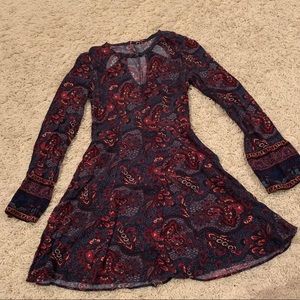 Dress With Bell Sleeves